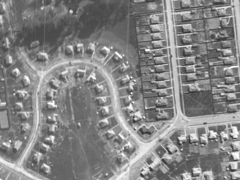 12 Piko Crescent from the air, 1940-1944