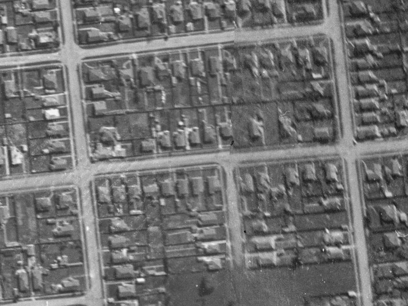 70 Peverel Street from the air, 1940-1944