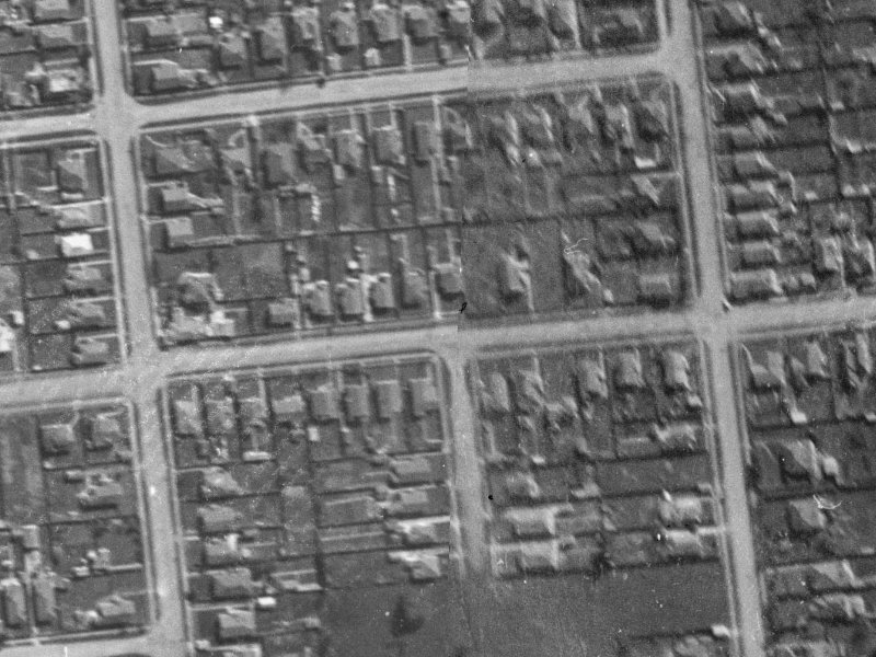 66A Peverel Street from the air, 1940-1944