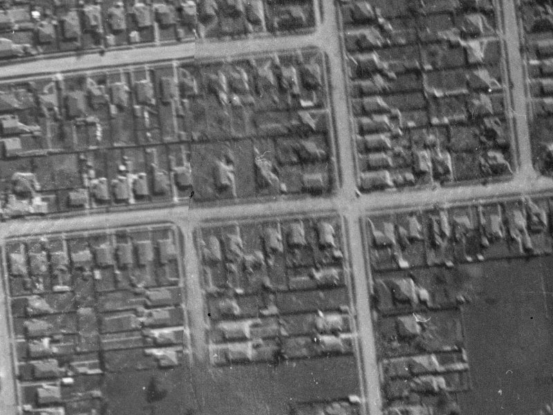 55A Peverel Street from the air, 1940-1944