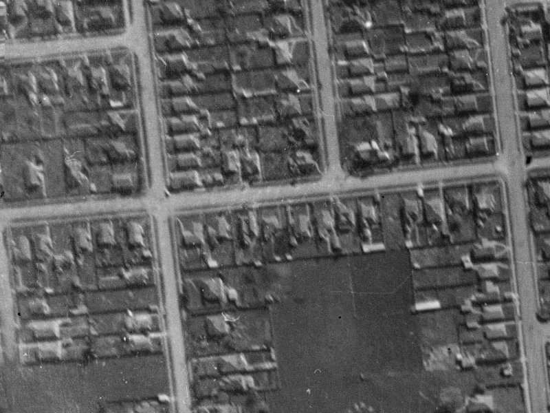 43 Peverel Street from the air, 1940-1944