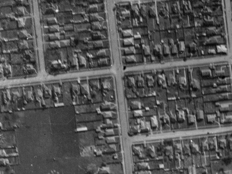151-153 Clarence Street from the air, 1940-1944