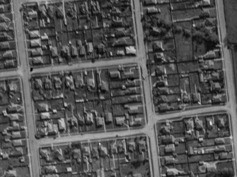53A Picton Avenue from the air, 1940-1944