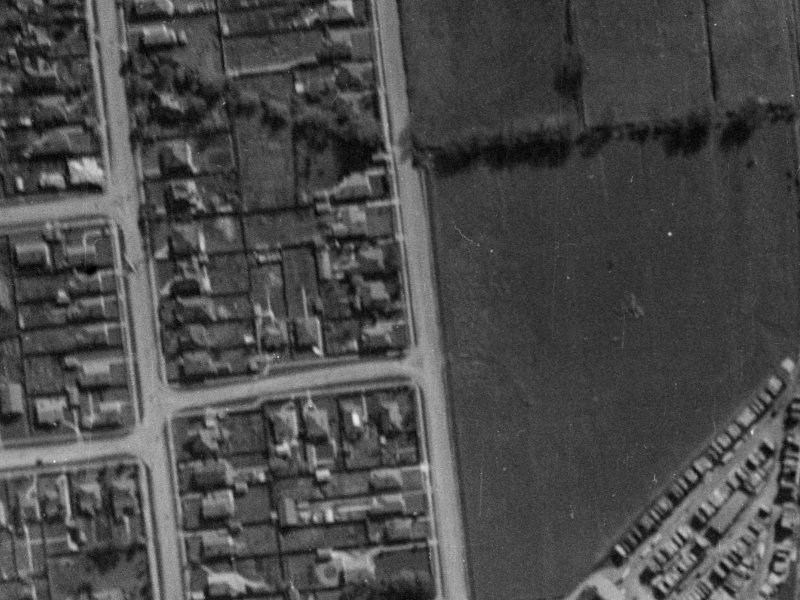 59-61 Mandeville Street from the air, 1940-1944