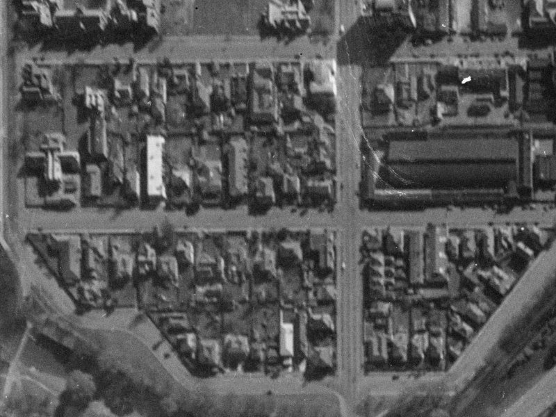 37 Cashel Street from the air, 1940-1944