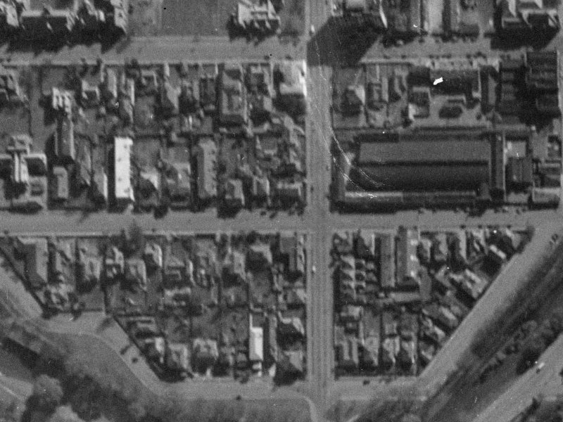 41 Cashel Street from the air, 1940-1944
