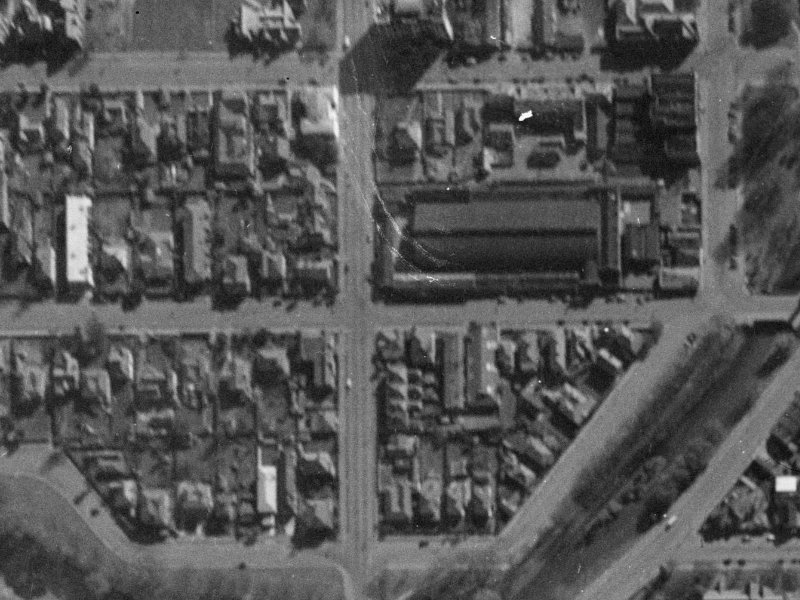 46 Cashel Street from the air, 1940-1944