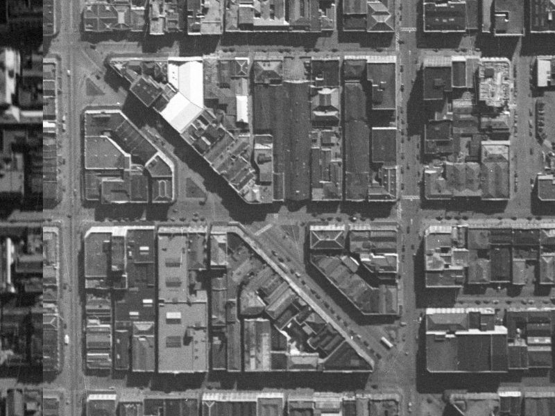 303 High Street from the air, 1940-1944