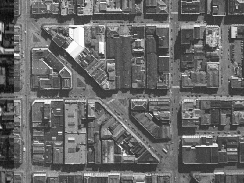 149 Cashel Street from the air, 1940-1944