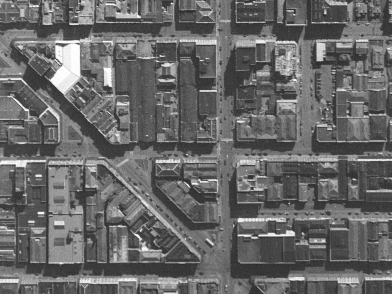 171 Cashel Street from the air, 1940-1944