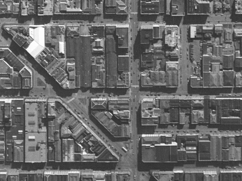 173 Cashel Street from the air, 1940-1944