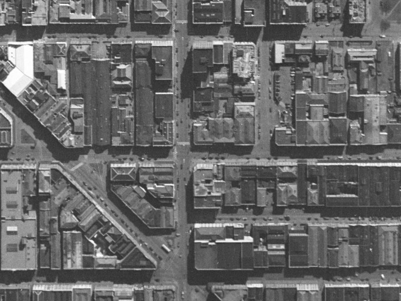136 Manchester Street from the air, 1940-1944