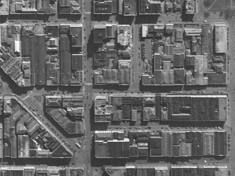 185 Cashel Street from the air, 1940-1944