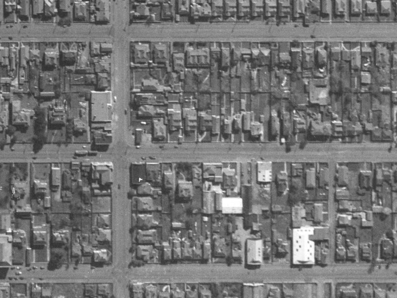 284E Cashel Street from the air, 1940-1944
