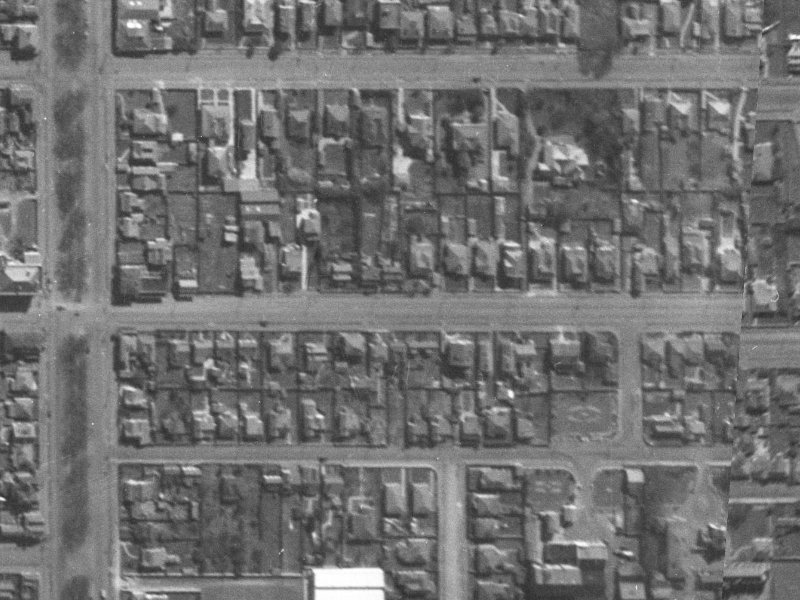 367 Cashel Street from the air, 1940-1944