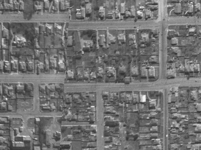 428 Cashel Street from the air, 1940-1944
