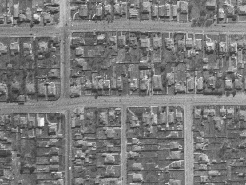 468 Cashel Street from the air, 1940-1944