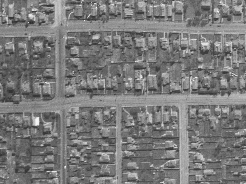 472 Cashel Street from the air, 1940-1944