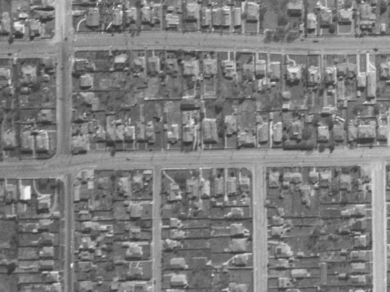 474 Cashel Street from the air, 1940-1944