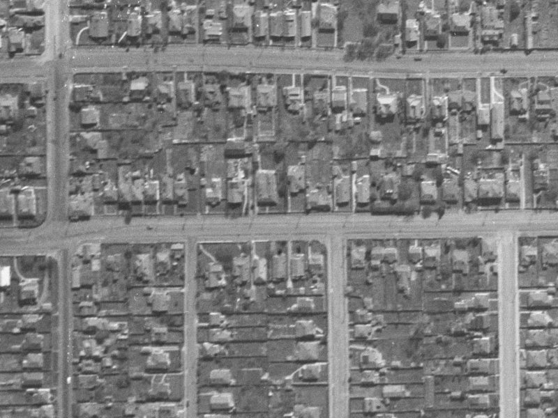 476 Cashel Street from the air, 1940-1944