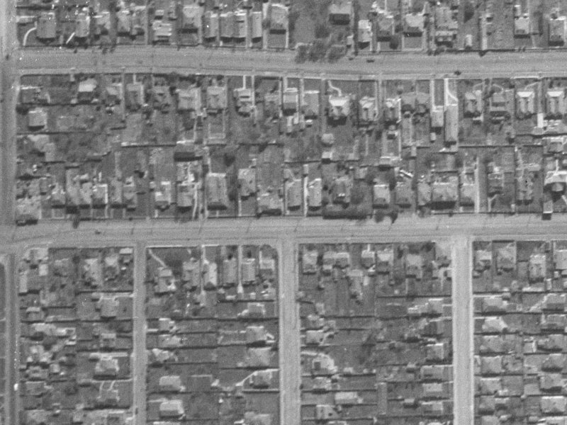 490 Cashel Street from the air, 1940-1944