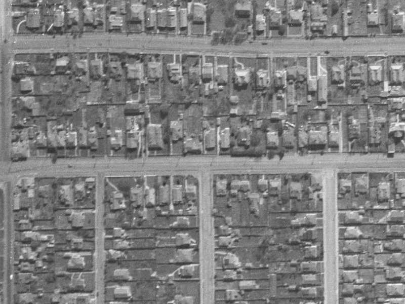 500 Cashel Street from the air, 1940-1944