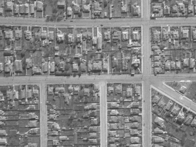 508 Cashel Street from the air, 1940-1944