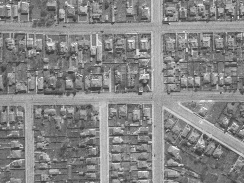 514 Cashel Street from the air, 1940-1944