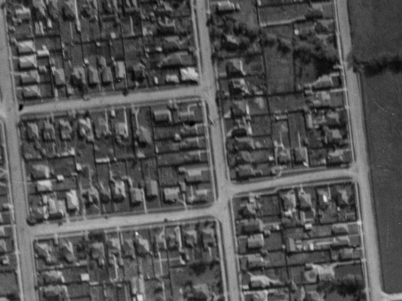 51 Picton Avenue from the air, 1940-1944