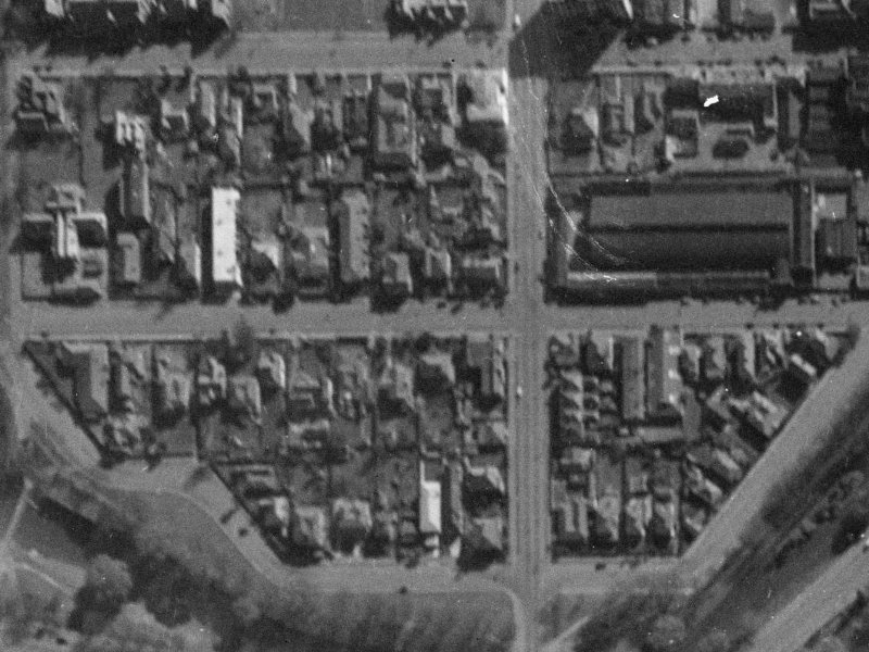 38 Cashel Street from the air, 1940-1944