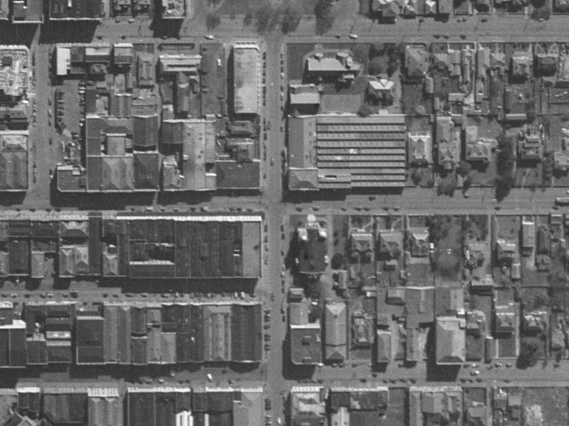 236 Cashel Street from the air, 1940-1944