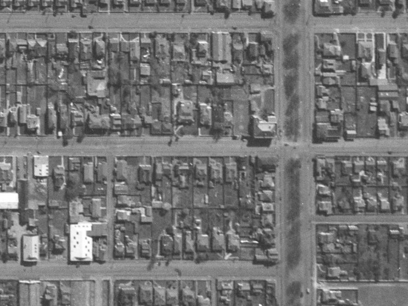 338 Cashel Street from the air, 1940-1944