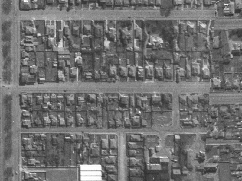386 Cashel Street from the air, 1940-1944