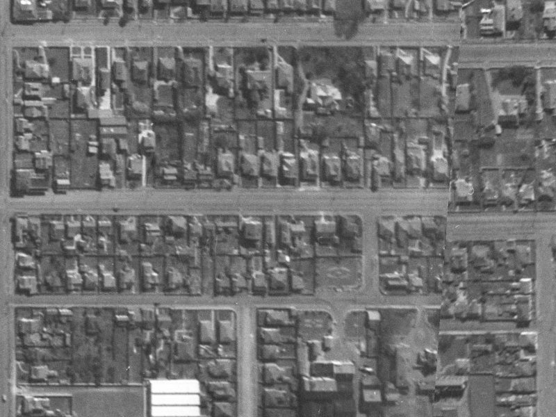 392 Cashel Street from the air, 1940-1944