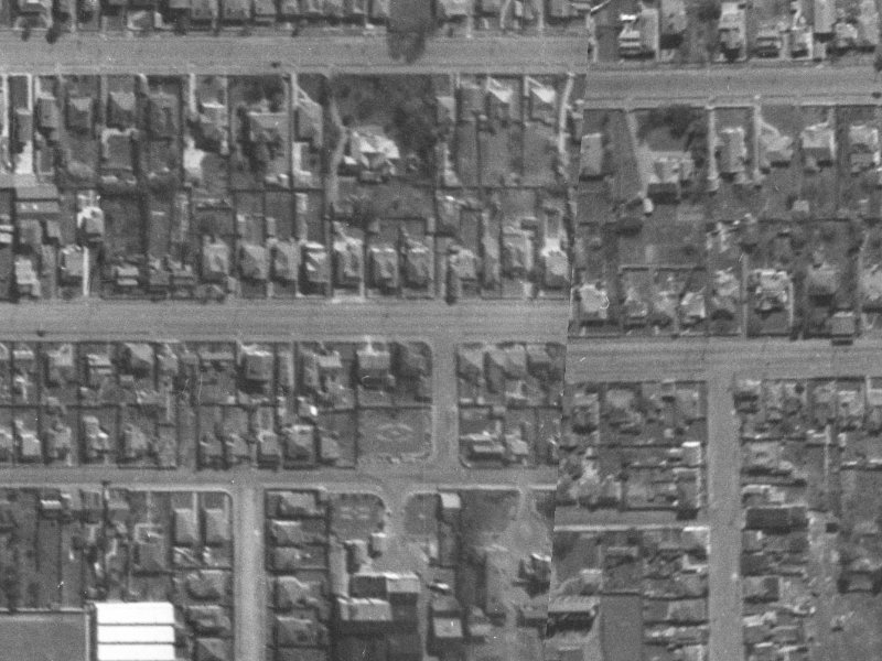 408 Cashel Street from the air, 1940-1944