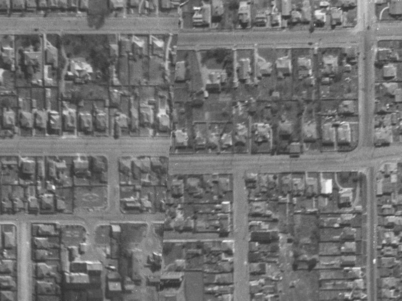422 Cashel Street from the air, 1940-1944