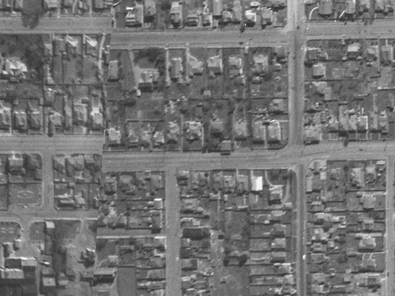 432 Cashel Street from the air, 1940-1944