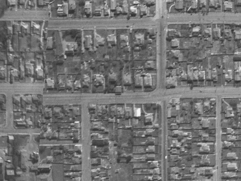 440 Cashel Street from the air, 1940-1944