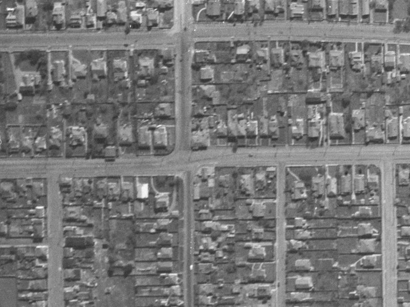 42D Stanmore Road from the air, 1940-1944