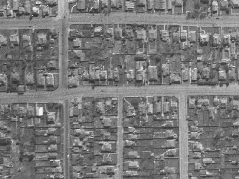464 Cashel Street from the air, 1940-1944