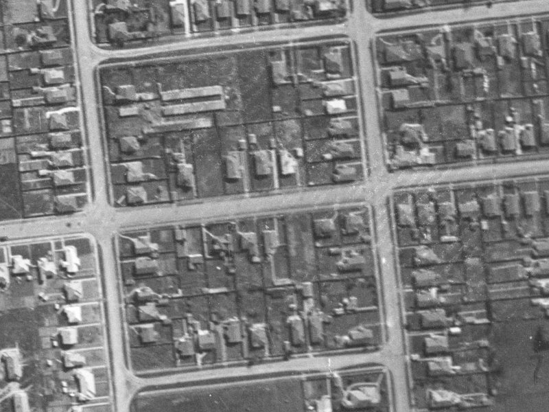 90 Peverel Street from the air, 1940-1944