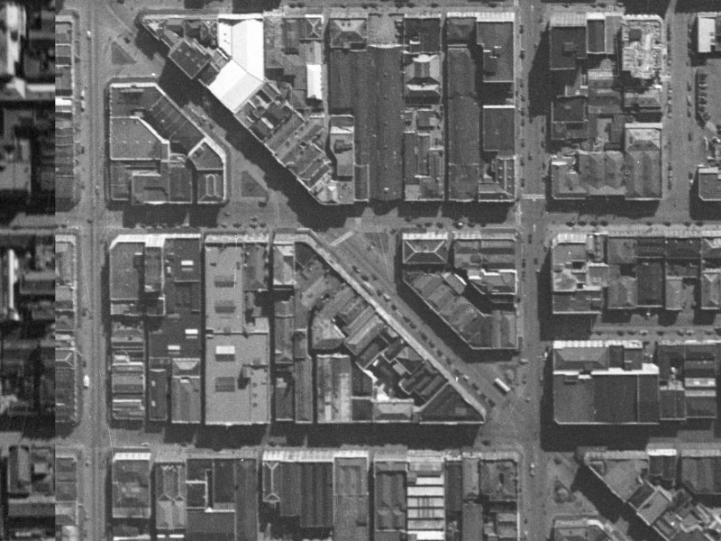 241 High Street from the air, 1940-1944