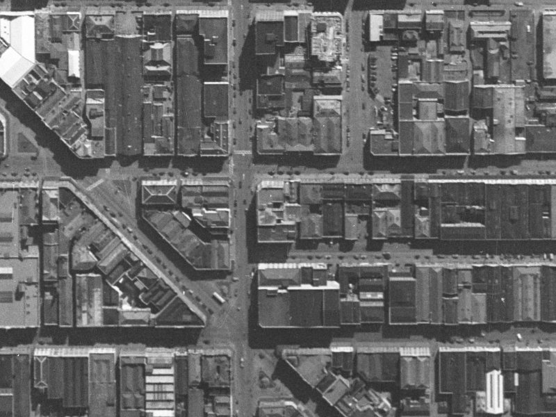 134 Manchester Street from the air, 1940-1944