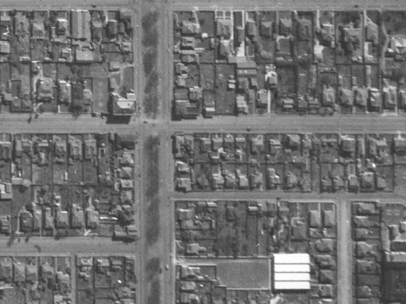 360 Cashel Street from the air, 1940-1944