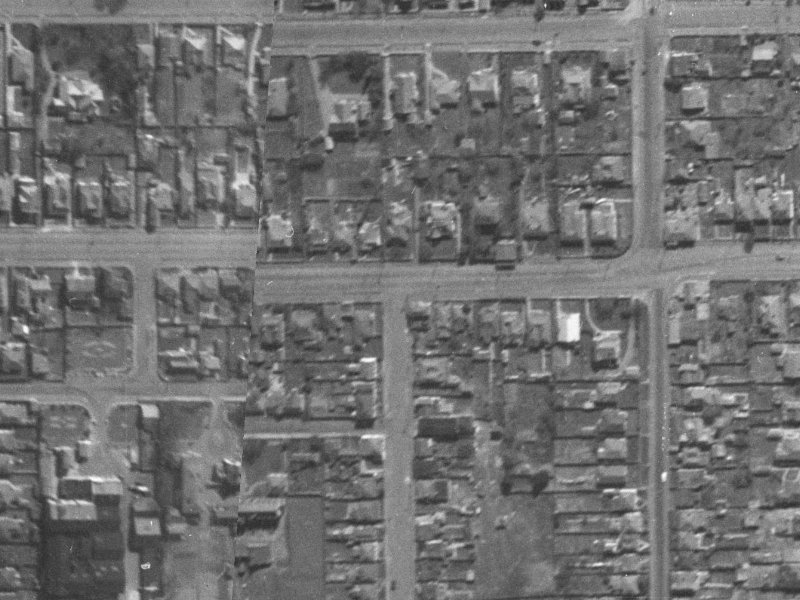 50 Saxon Street from the air, 1940-1944