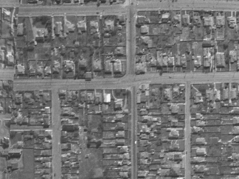3/446 Cashel Street from the air, 1940-1944