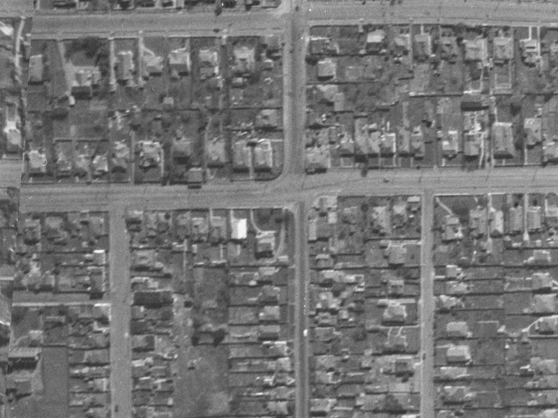 3/446 Cashel Street from the air, 1940-1944
