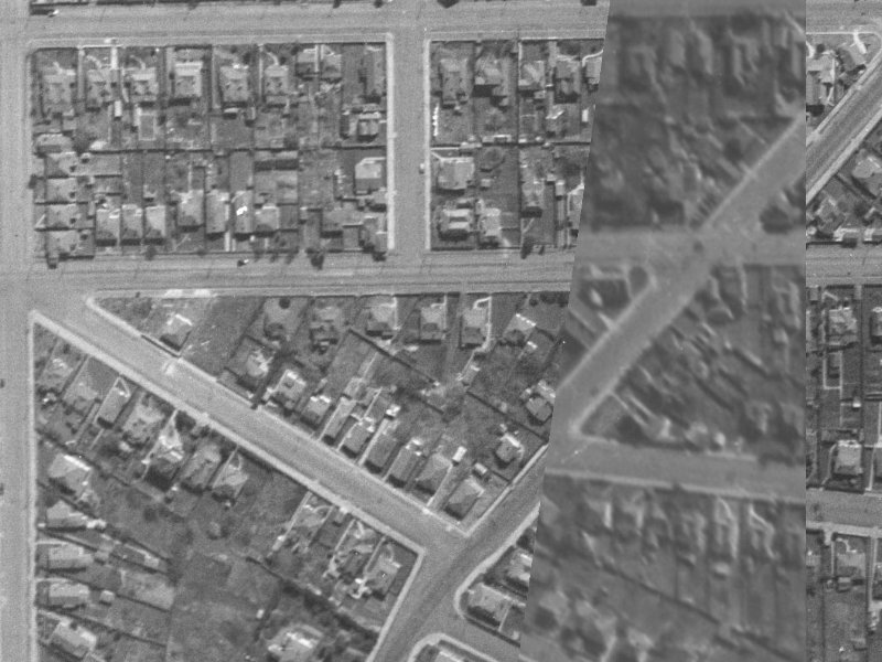 2/100 England Street from the air, 1940-1944