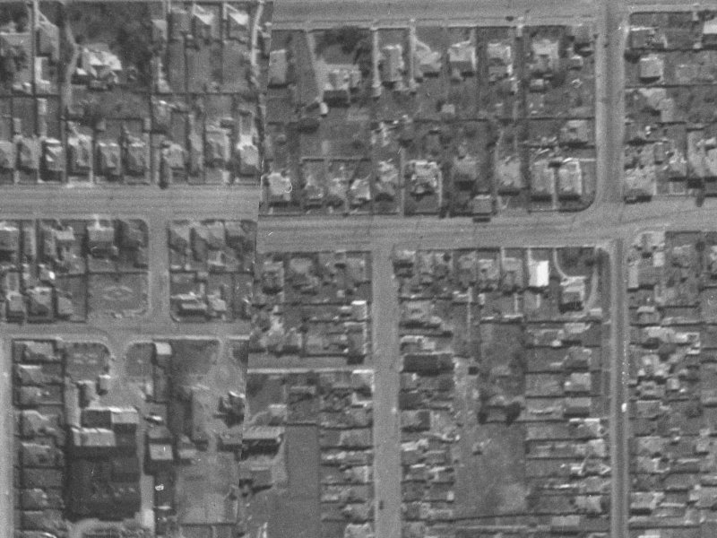 39 Saxon Street from the air, 1940-1944