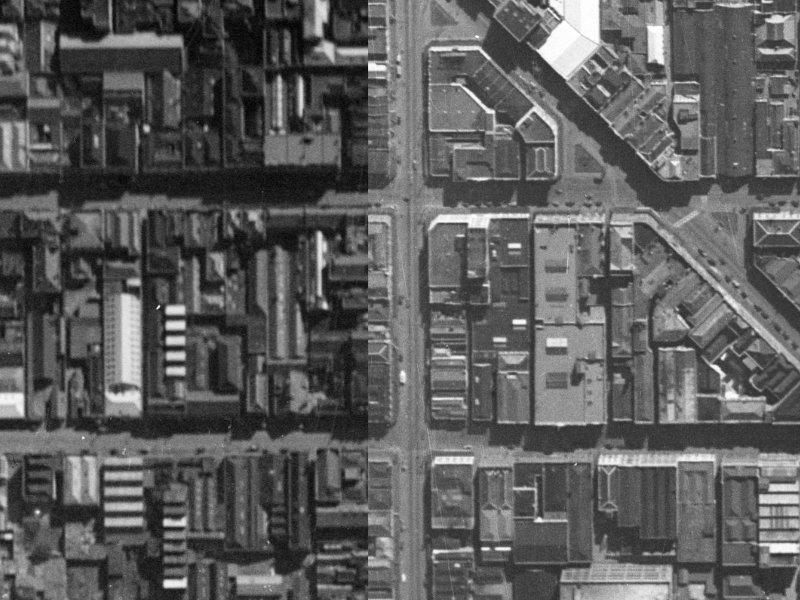 665 Colombo Street from the air, 1940-1944